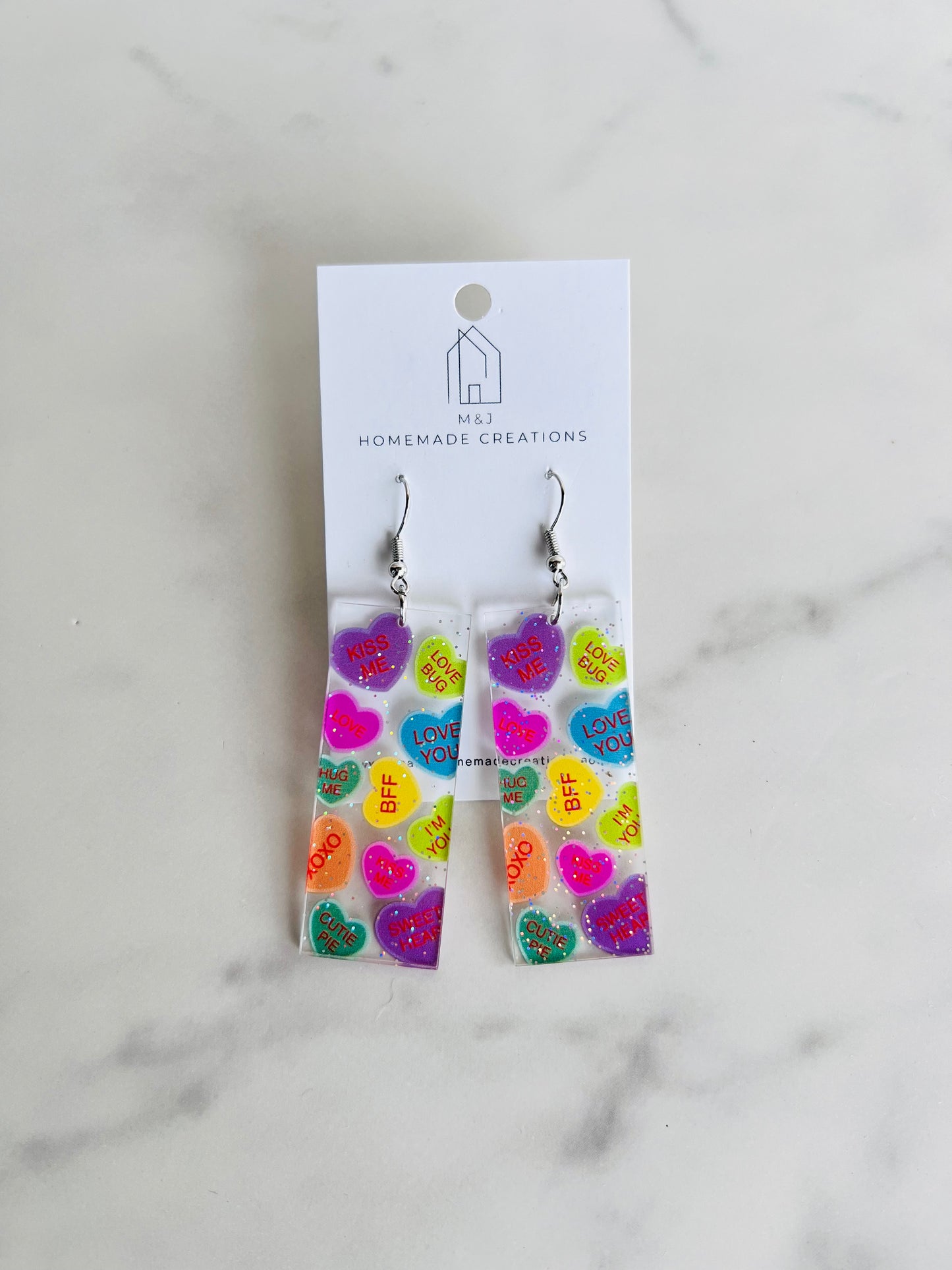 Conversation Heart Dangles