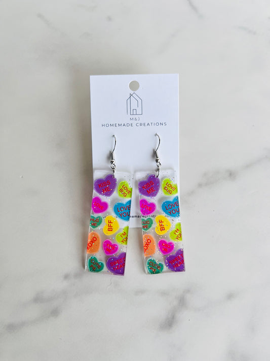 Conversation Heart Dangles