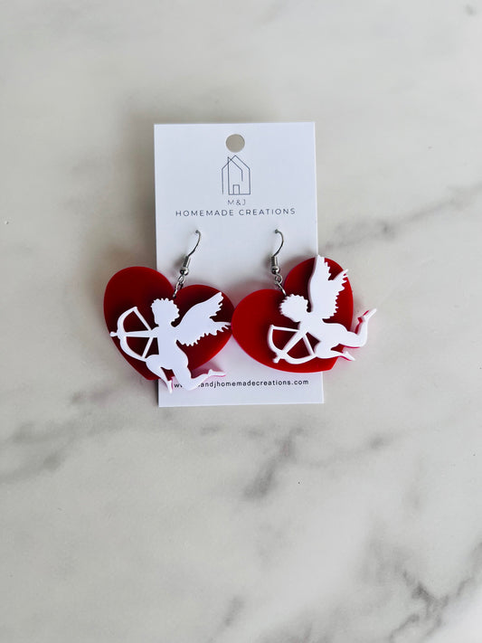 Cupid Heart Dangles