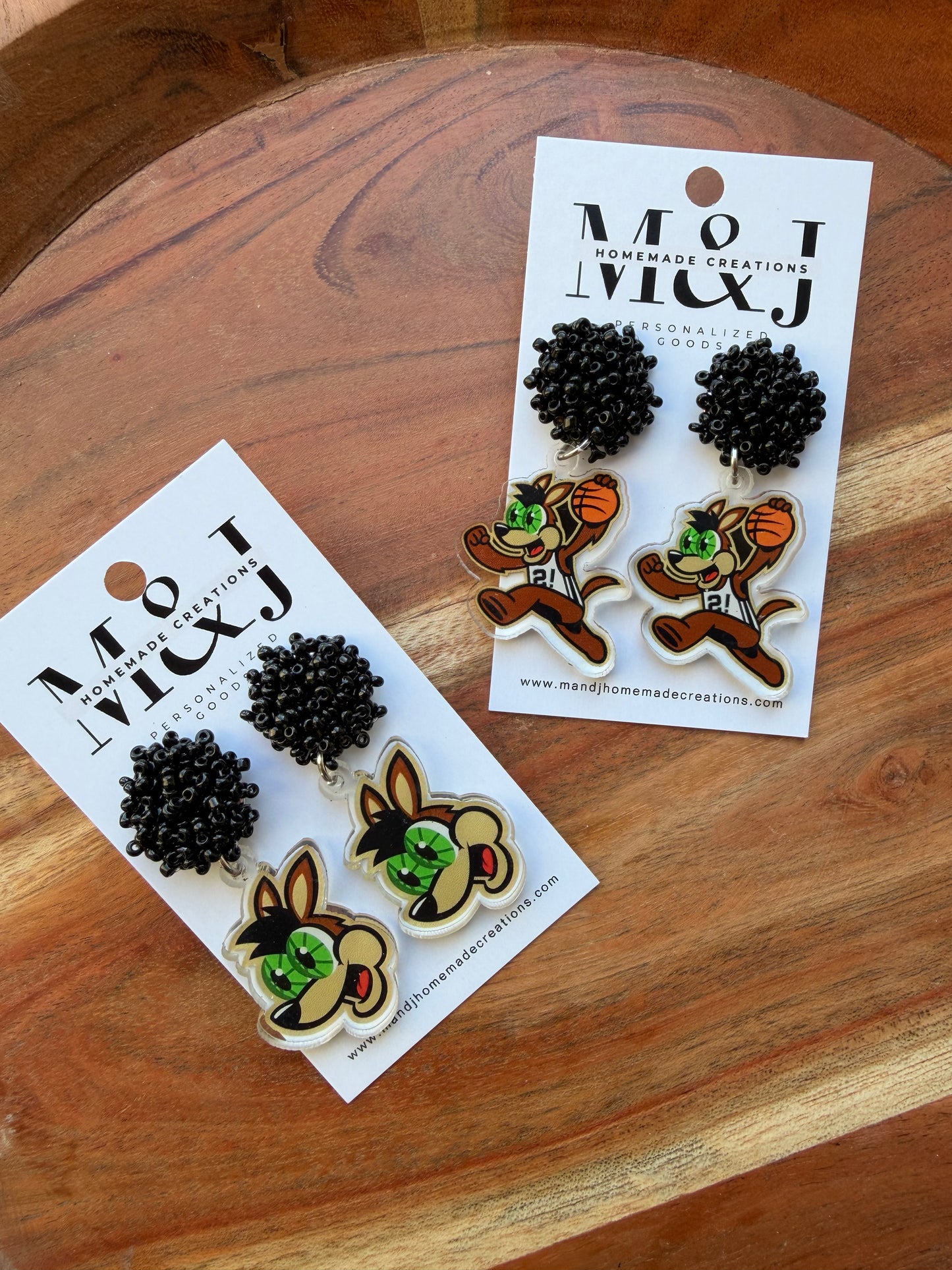 Coyote Inspired Dangles