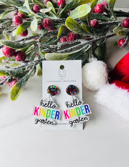 Teacher Dangle Earrings