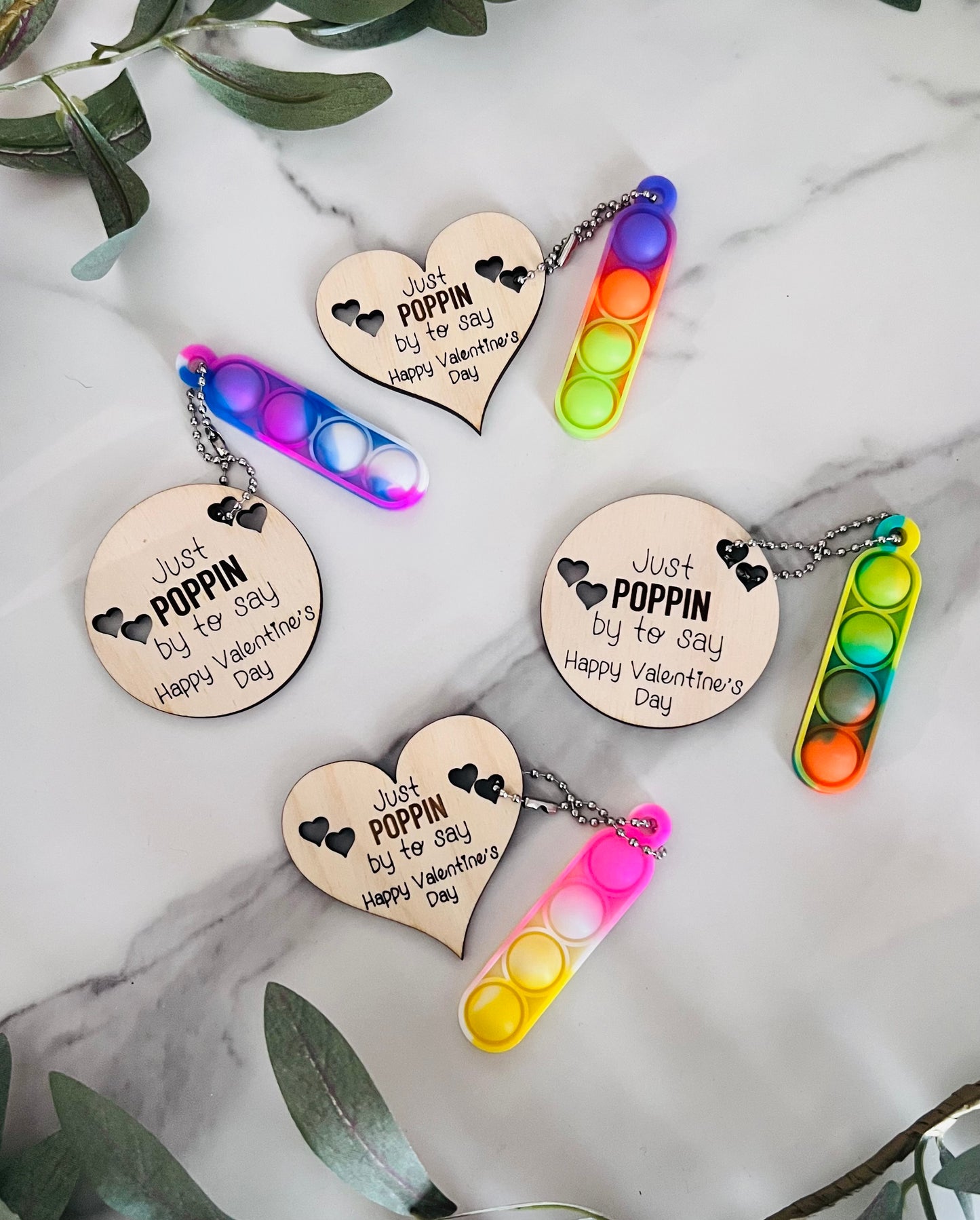 Pop It Valentine's Day Cards