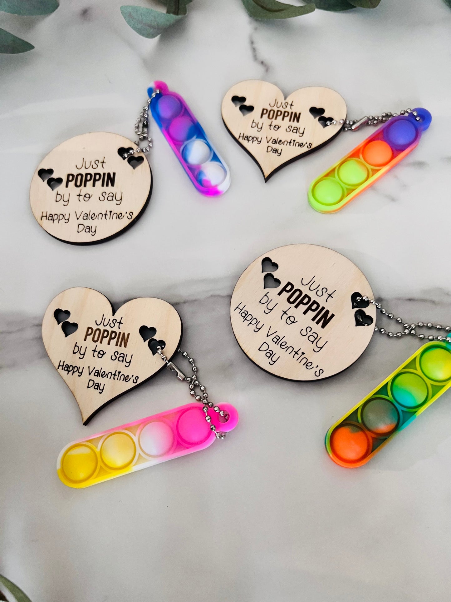 Pop It Valentine's Day Cards