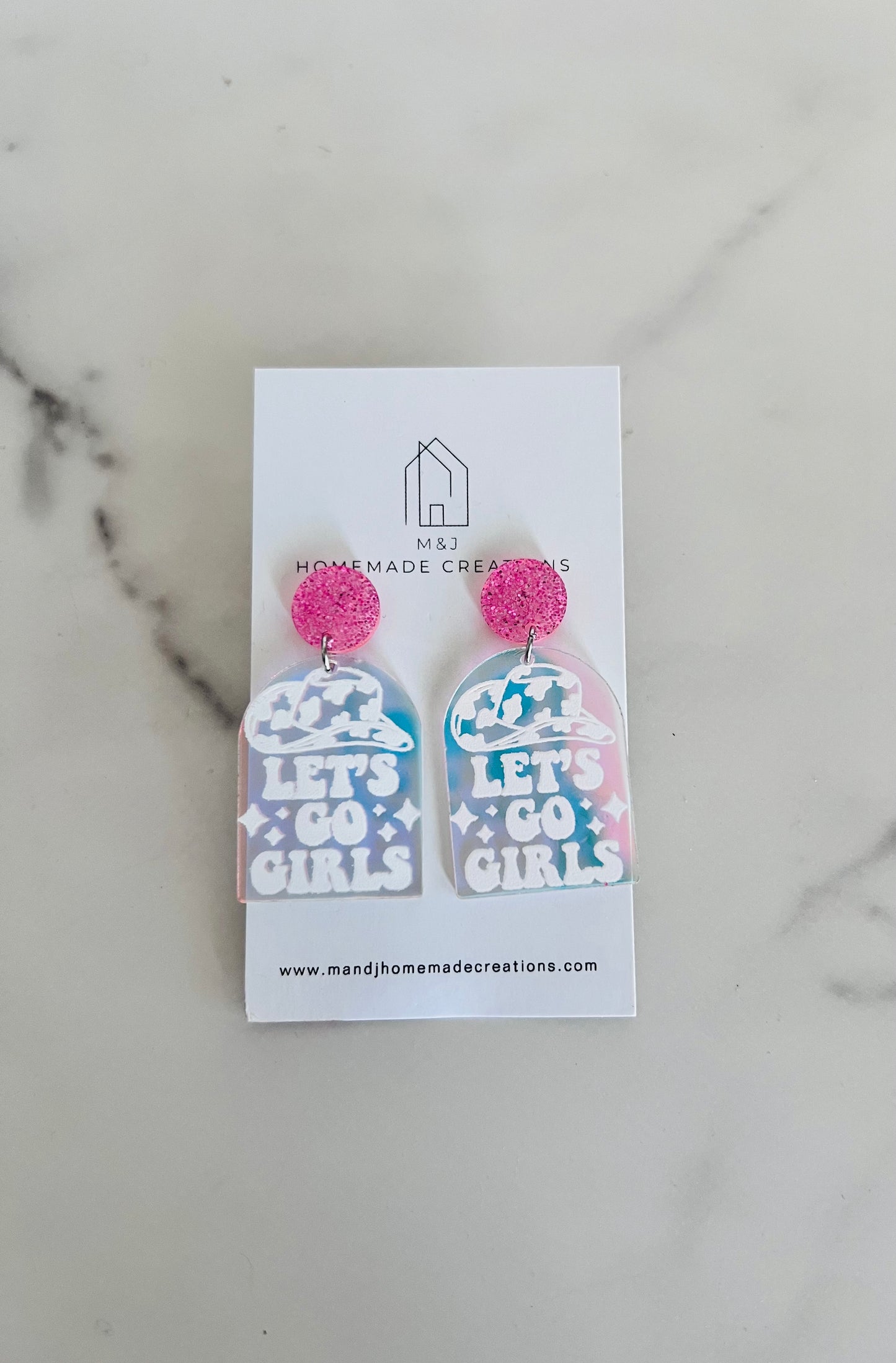 Let's Go Girls Dangle Earrings