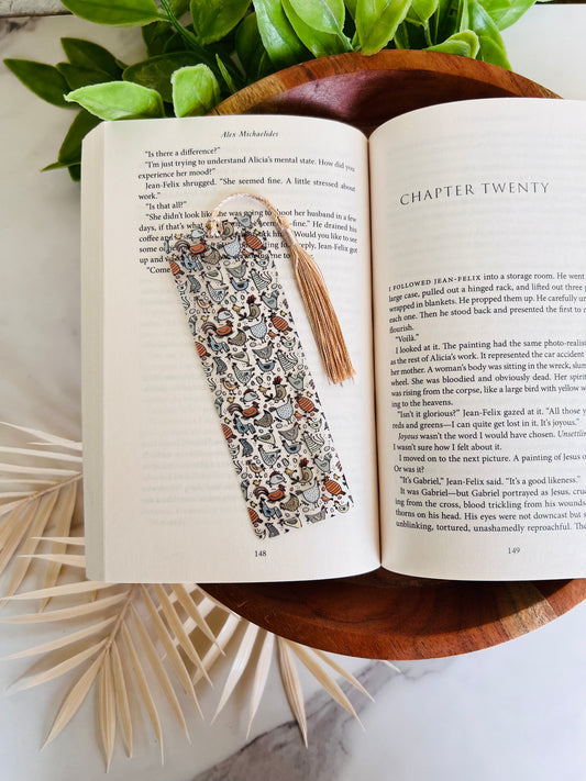 Crazy Chickens Bookmark