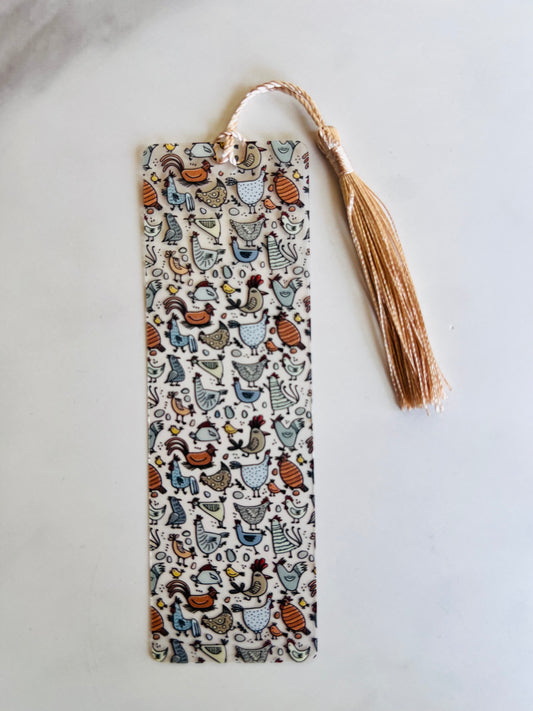 Crazy Chickens Bookmark