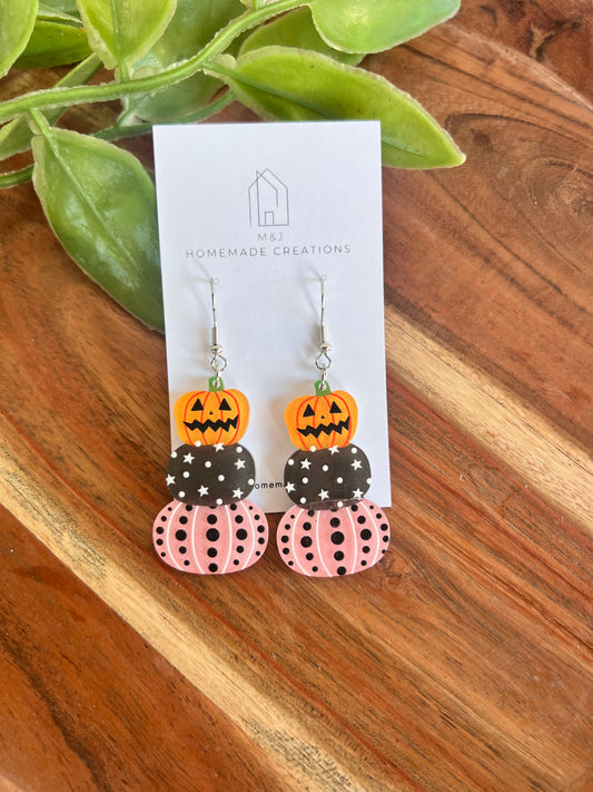 Pumpkin Trio Dangles