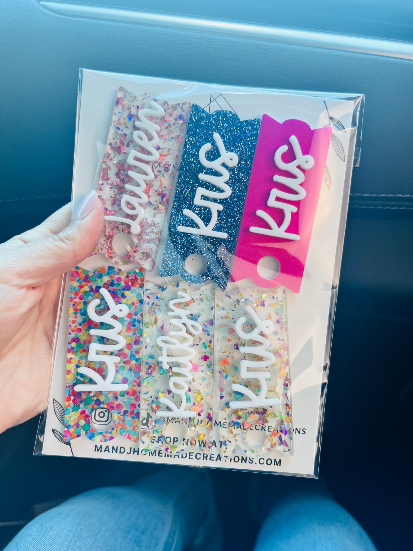 40oz Colored Stanley Quencher Name Plates