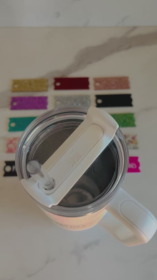 40oz Colored Stanley Quencher Name Plates