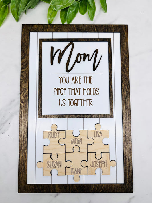 Mother's Day Puzzle Sign