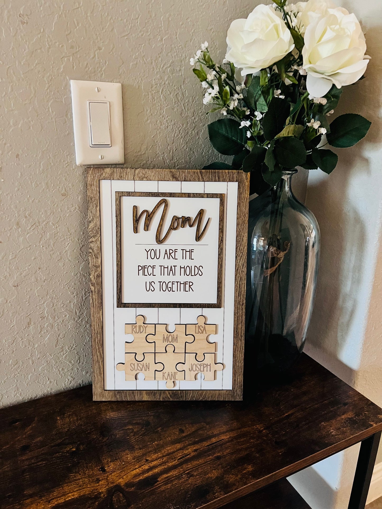 Mother's Day Puzzle Sign