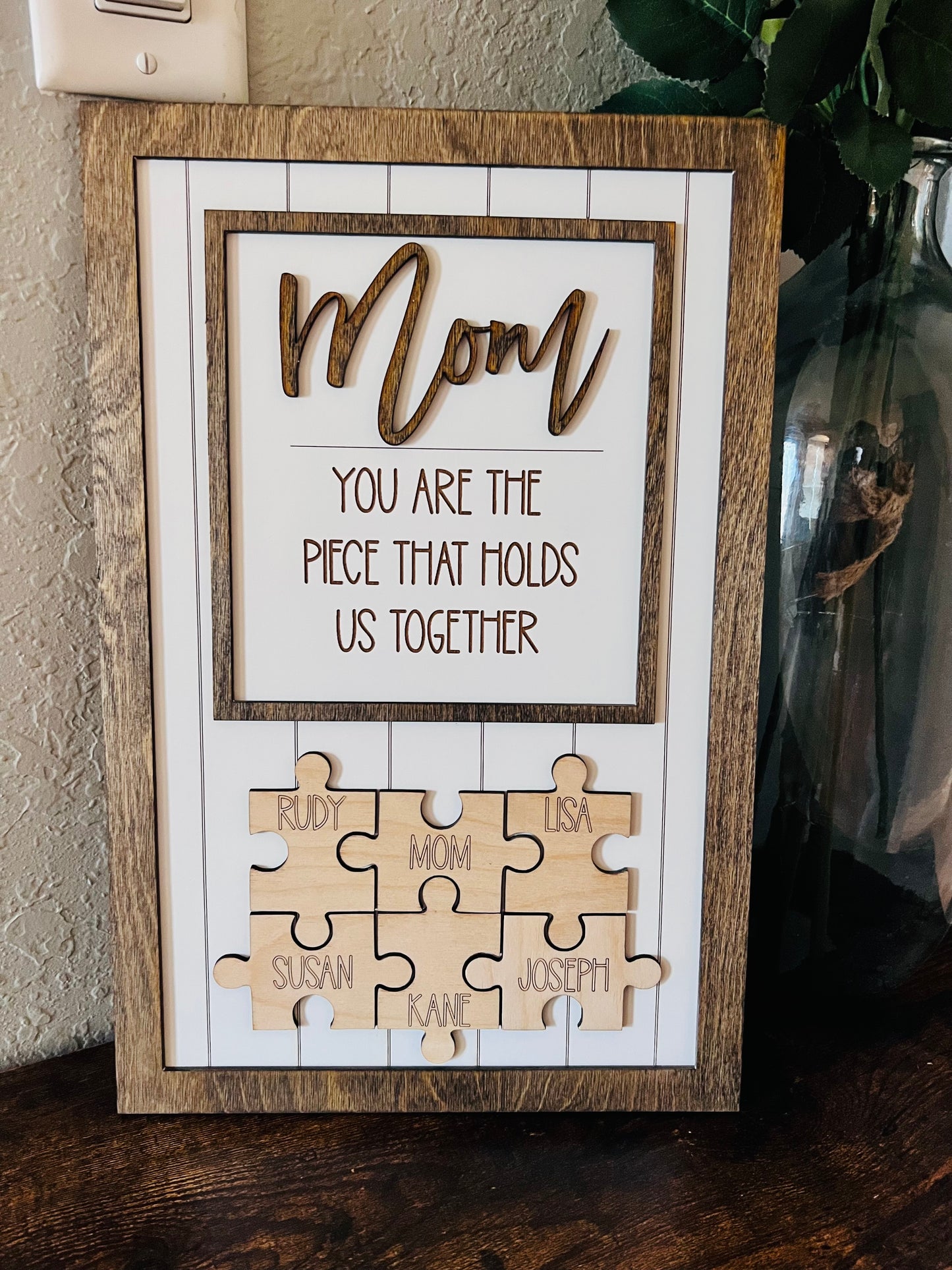 Mother's Day Puzzle Sign