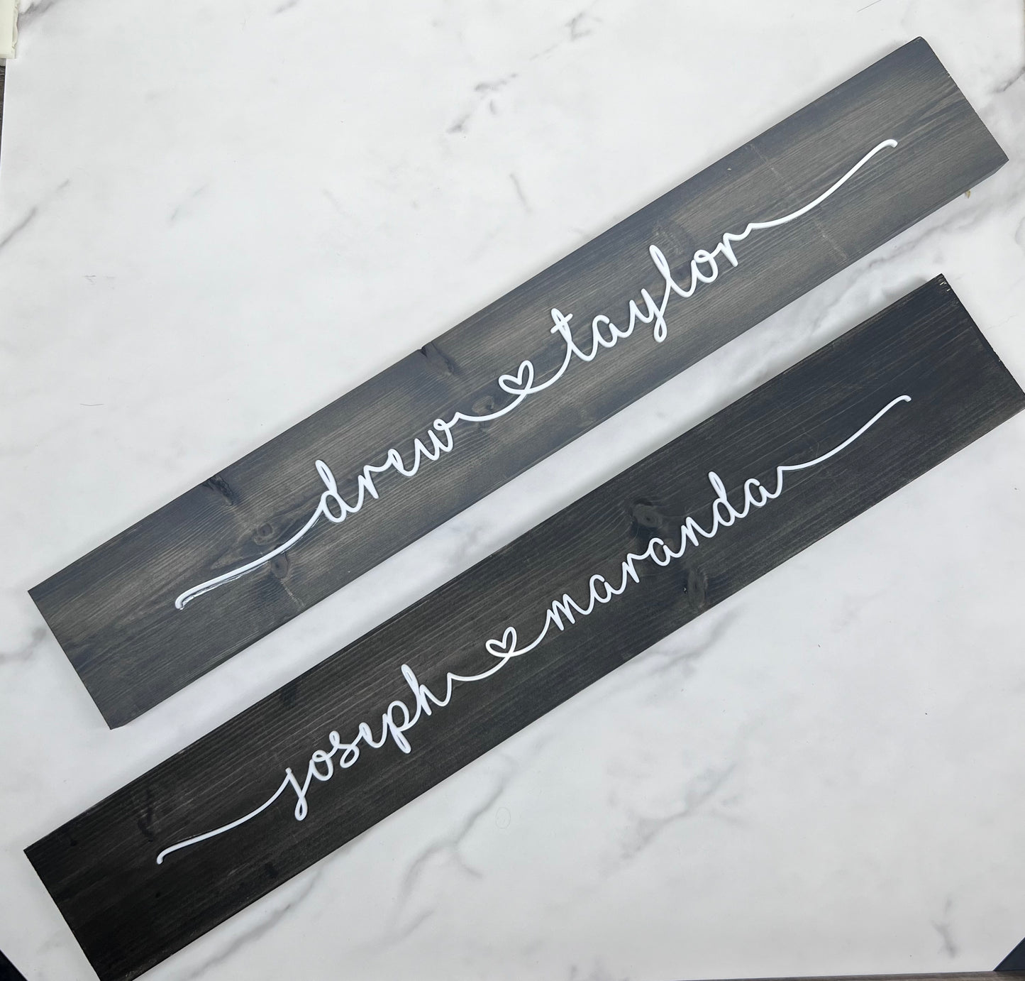 Couples Name Pallet Sign