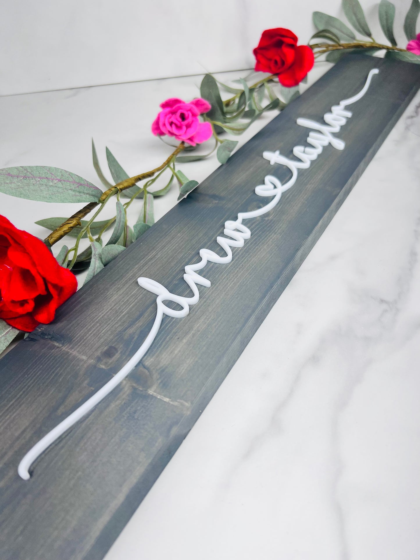 Couples Name Pallet Sign