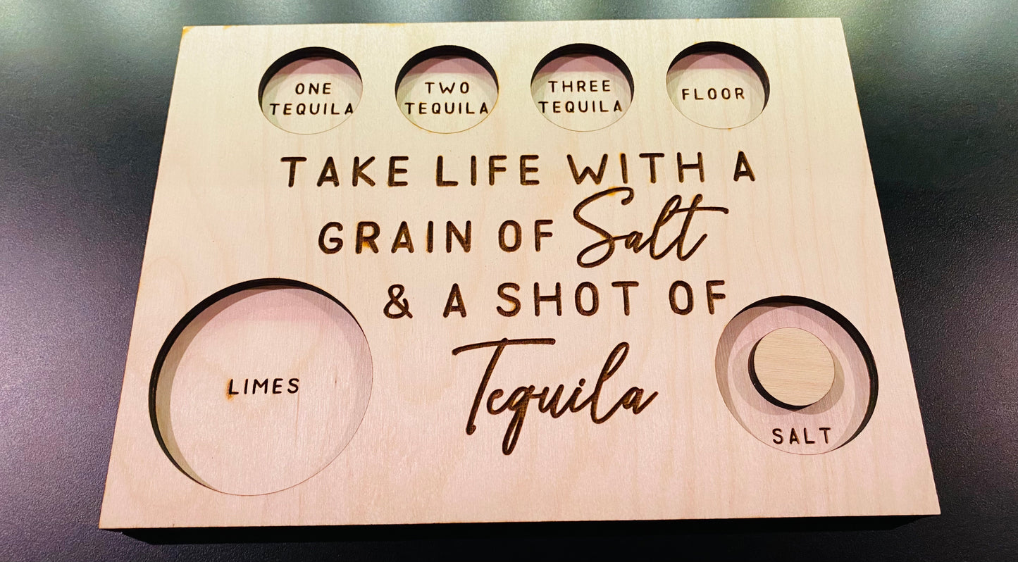Tequila Shot Flight Tray