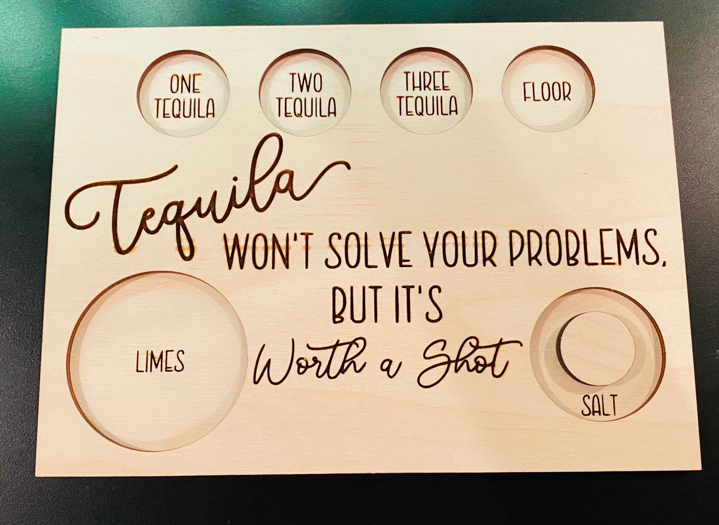 Tequila Shot Flight Tray