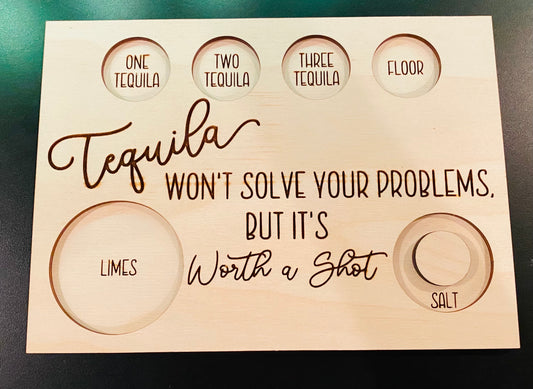 Tequila Shot Flight Tray