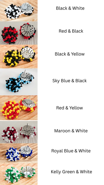 Custom Team Name Earrings