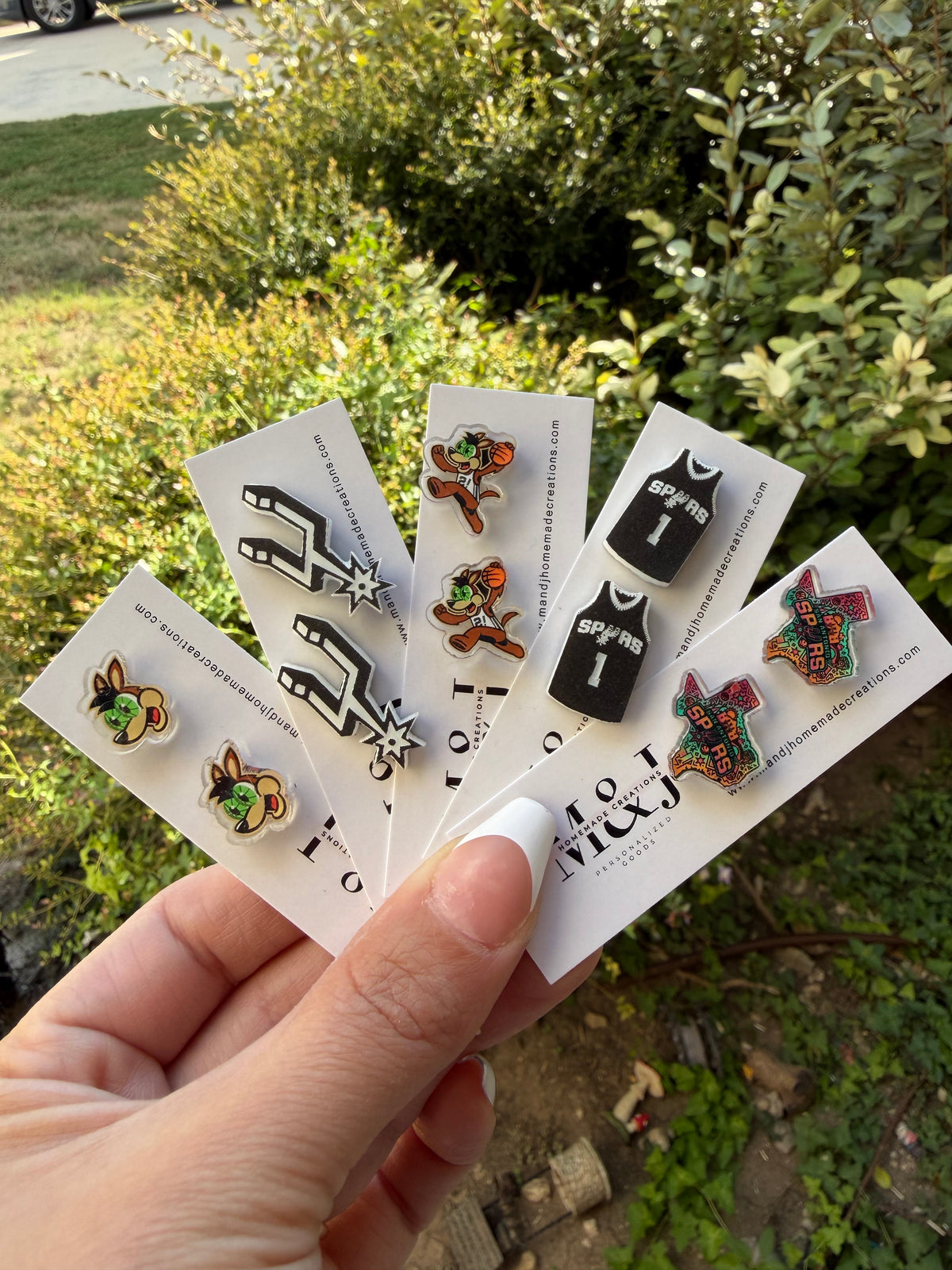 NEW Spurs Inspired Stud Earrings