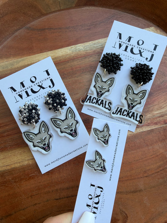 Jackal Inspired Earrings