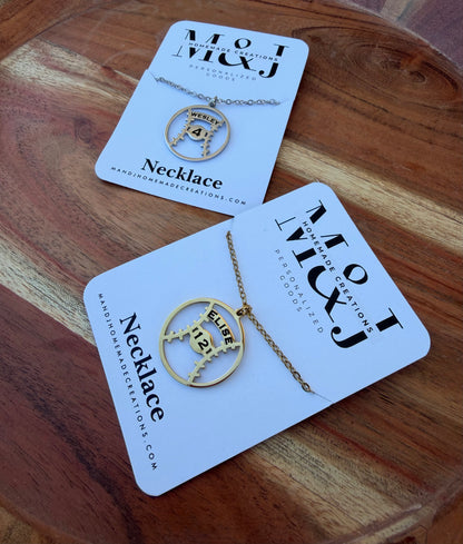 Personalized Baseball / Softball Necklace