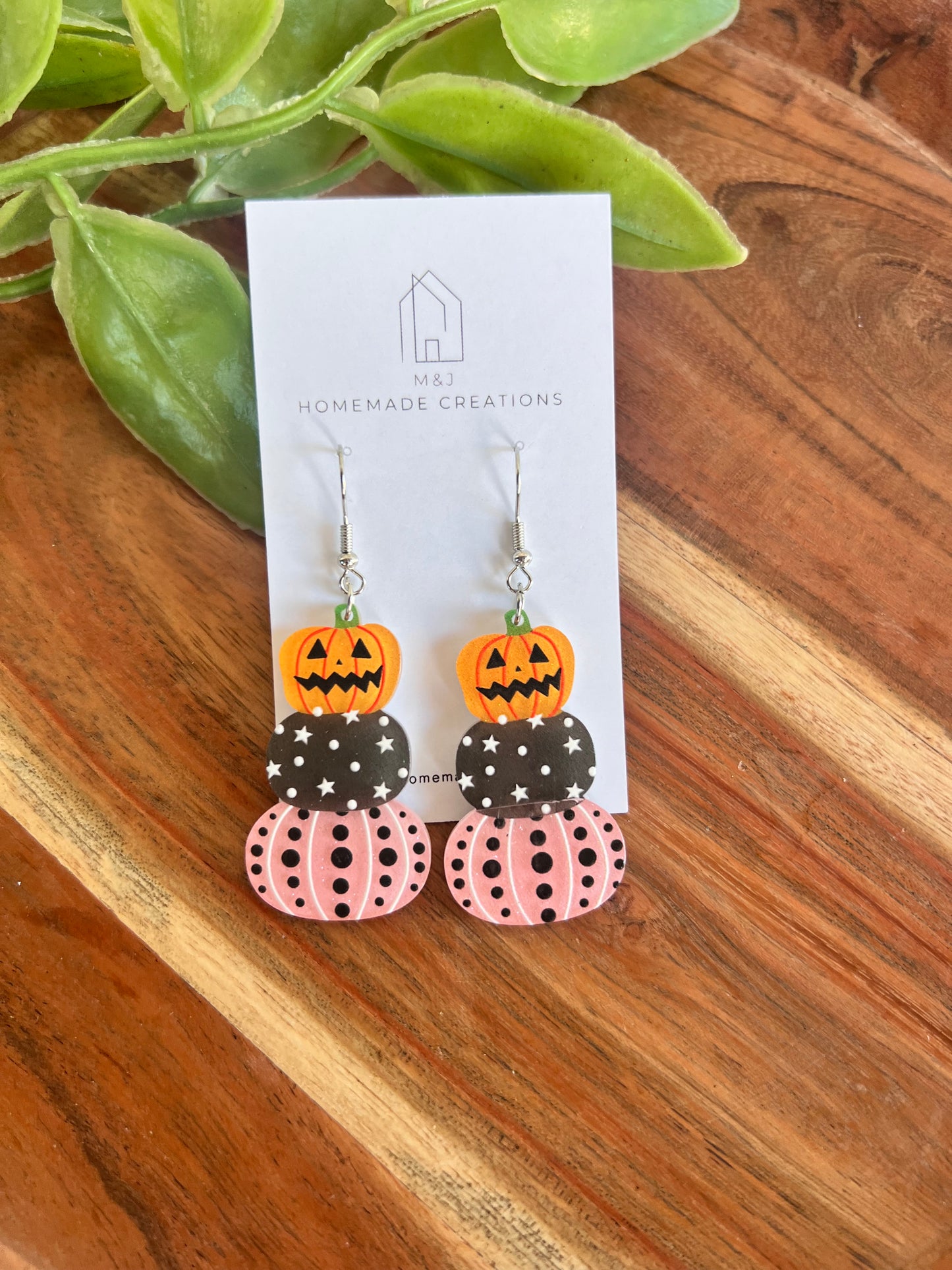 Pumpkin Trio Dangles