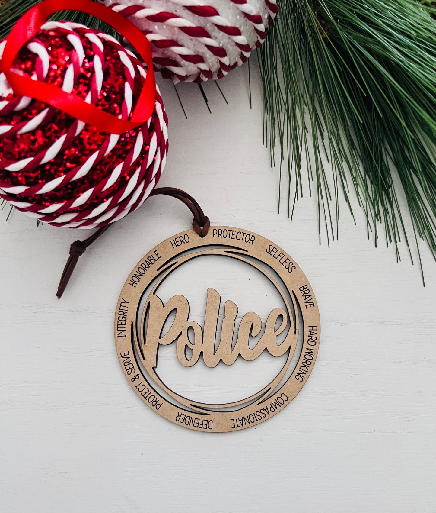 Police, Firefighter, EMS, and Dispatcher Ornaments